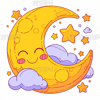 星星会眨眼月亮会微笑