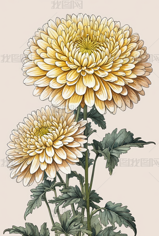 AIGC | 星辰元宇宙：画风多变的菊花艺术