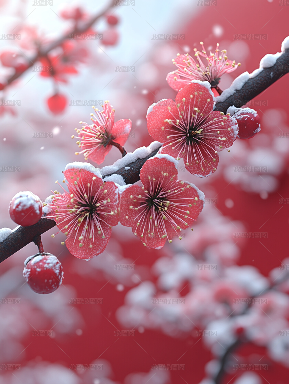 八重寒紅梅#梅花#日本梅花