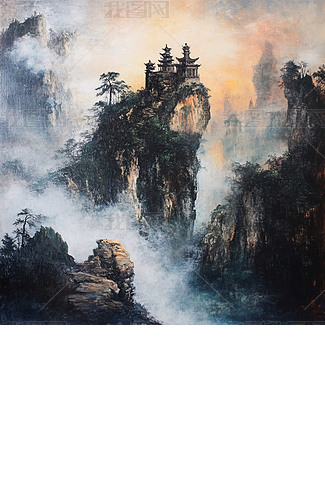 山水松树的各种画专题模板-山水松树的各种画图片素材下载-我图网