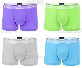 Colorful boxer shorts