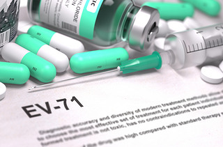 EV-71 Diagnosis. Medical Concept. Composition of Medicaments.