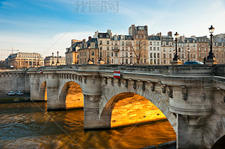 Pont neuf, ile de la cite, paris - Frankrikepont neuf ile de la ٣-