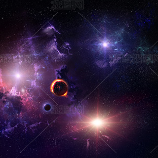 Starfield Stardust and nebula space art galaxy creative background