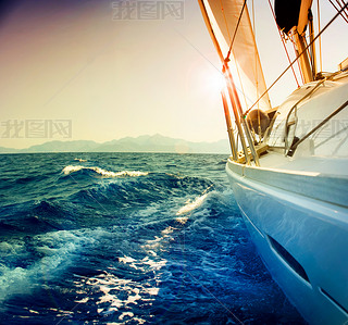  sunset.sailboat.sepia ͧ˵
