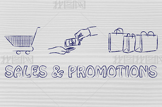 Sales  promotions illustration
