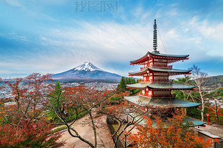 ձʿɽ Chureito Pagoda ʱճǾ۵²ǳ磬οͿԿʿɽȫʿɽ֮һ.