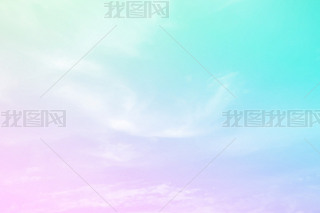 Soft cloudy is gradient pastel,Abstract sky background in sweet color.	