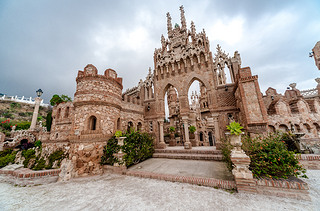 Colomares Castle. Benalmadena town. Spain