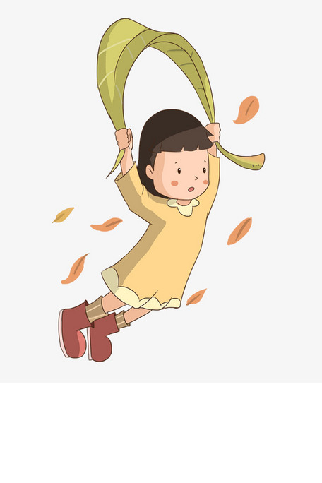 飞翔的女生卡通插画图片素材(psb格式)免费下载_动漫人物大全-我图网