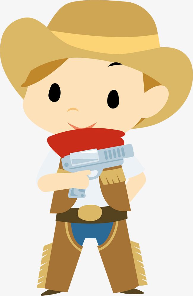 万圣节西部马仔人物矢量图