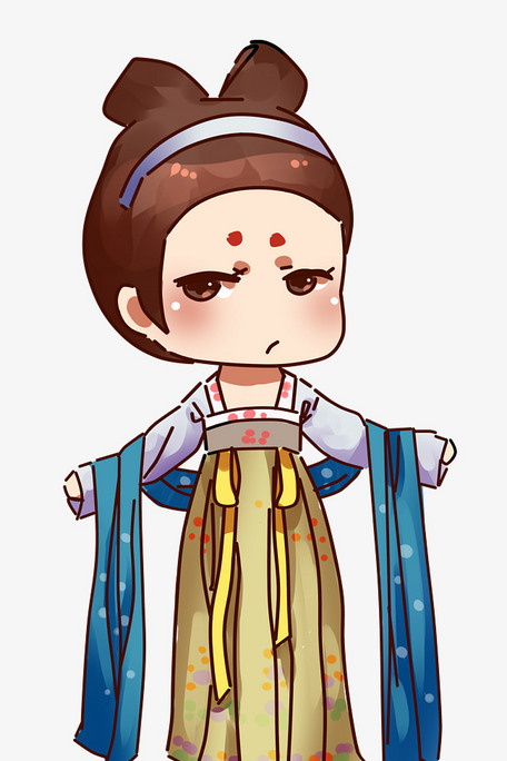 中国风复古风古风汉服女性角色