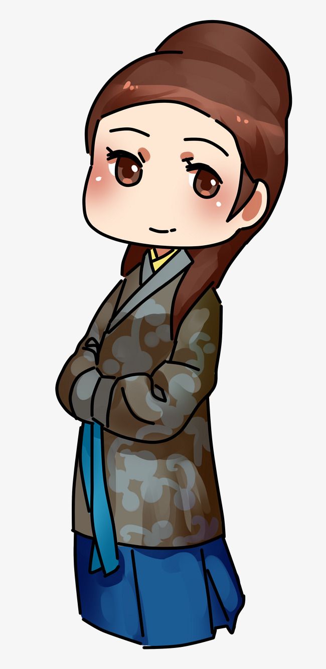 中国风复古风古风汉服婢女女性角色