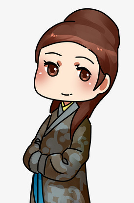 中国风复古风古风汉服婢女女性角色