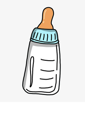 儿童用品奶壶插画