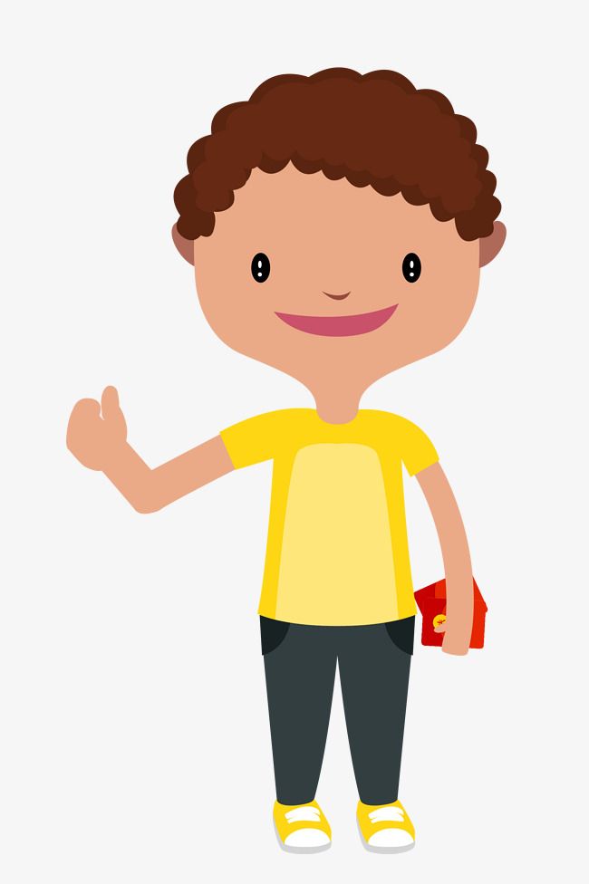 穿黄色t恤的小女孩插画