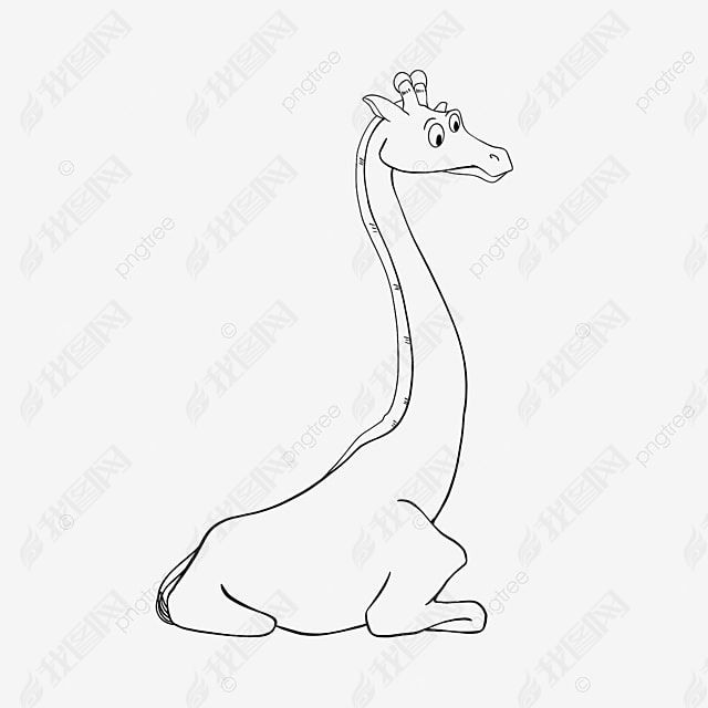 giraffe clipart black and white ߸峤¹ɰ