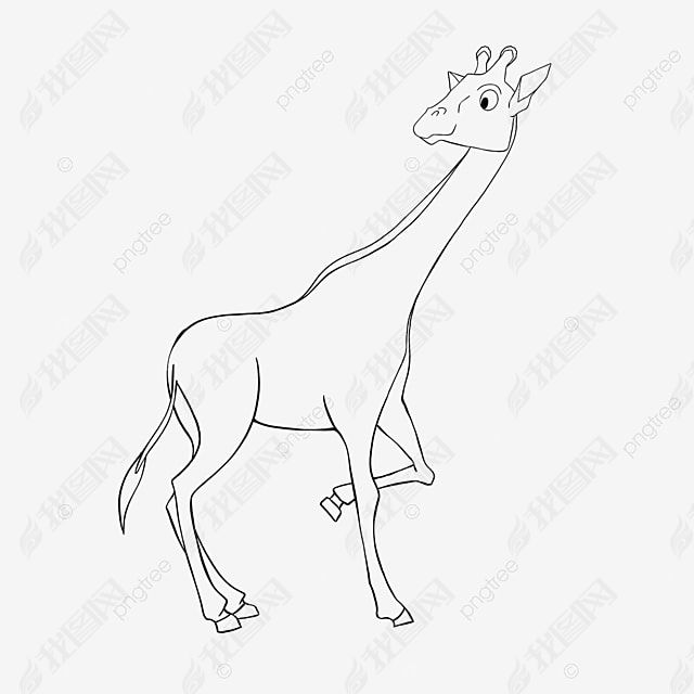 giraffe clipart black and white ¹ͷ߸