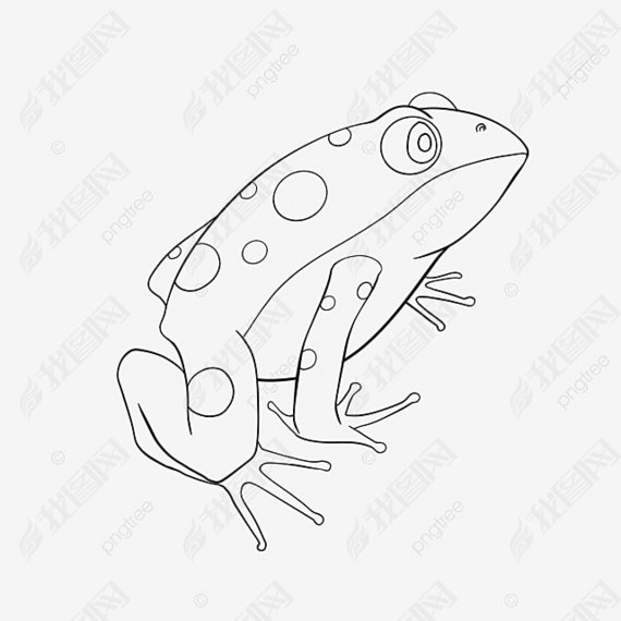 frog clipart black and white ɰֻ