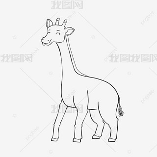 giraffe clipart black and white ¹΢Цɰͯ