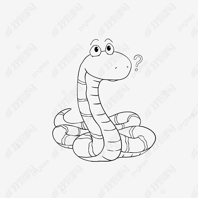 snake clipart black and white ͨ߸ʺС