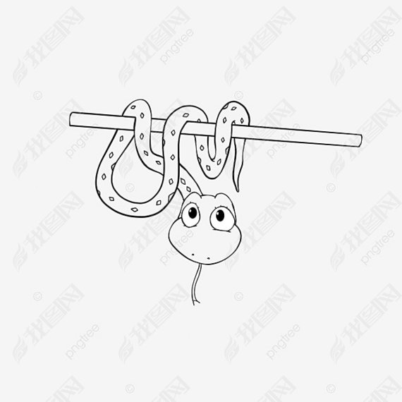 snake clipart black and white ͯС