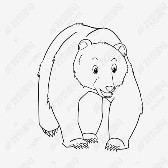 bear clipart black and white ͨ߸ߵ