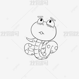 snake clipart black and white ڰ߸С