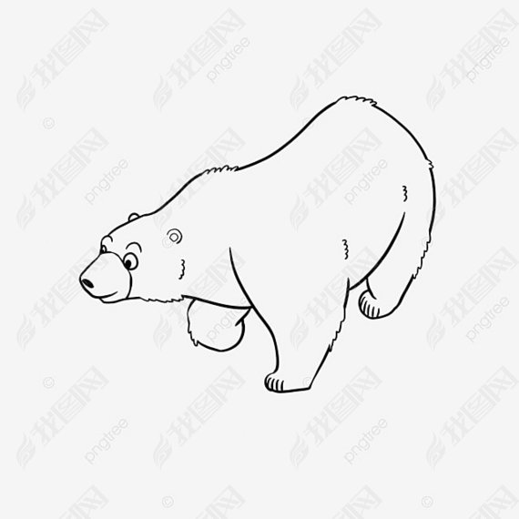 bear clipart black and white ɰߵ