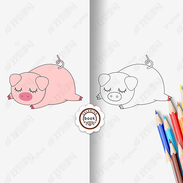 pig clipart black and white ˯ͯڰ߸