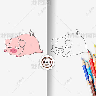 pig clipart black and white ˯ͯڰ߸