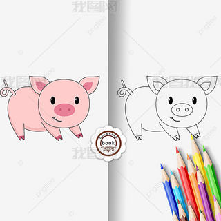 pig clipart black and white Ϳɫڰ