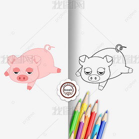 pig clipart black and white Ϳɫڰ