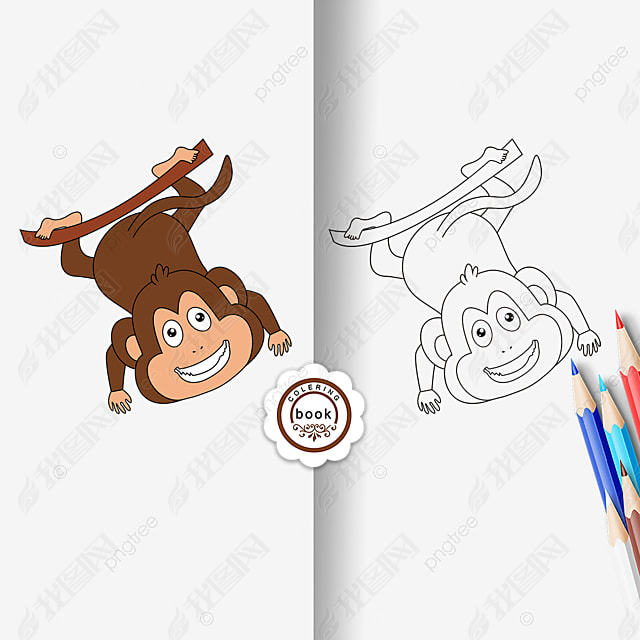 monkey clipart black and white ͯڰ߸嵹С