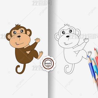 monkey clipart black and white ɰСӶͯ߸