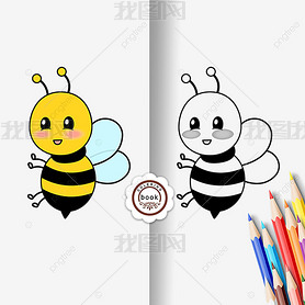 honeybee clipart black and white ۷߸