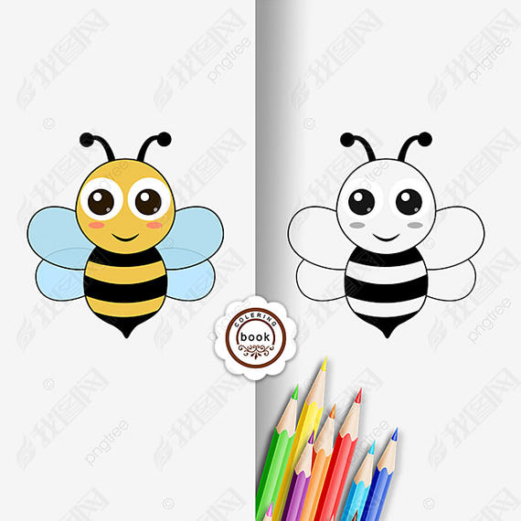 honeybee clipart black and white С۷ɰ