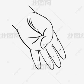 Ȼƶhand black and white clipart