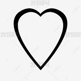 heart clipart black and white߱Ⱞ