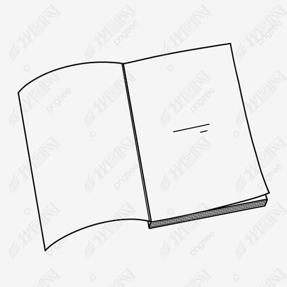 ͨbook black and white clipart