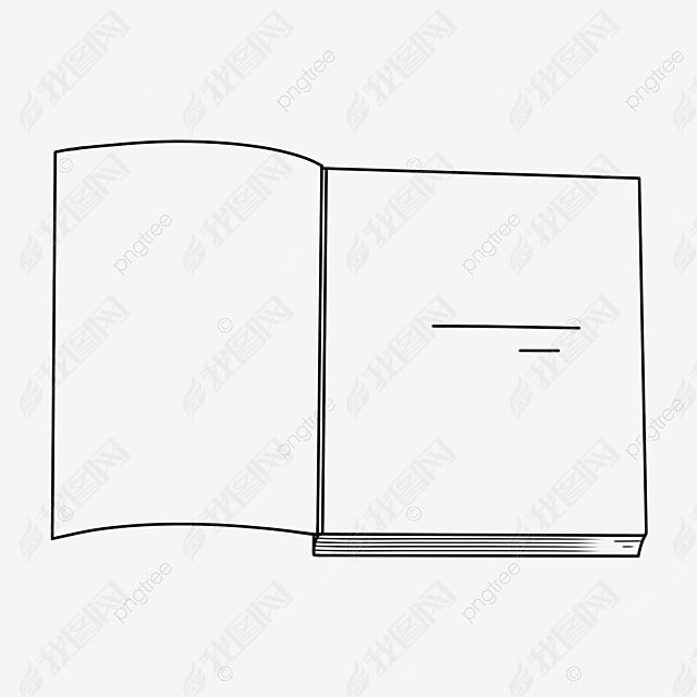 Ʒζbook black and white clipart