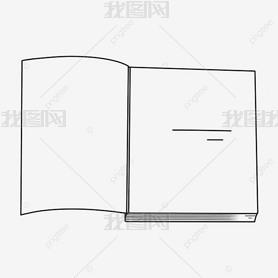 Ʒζbook black and white clipart