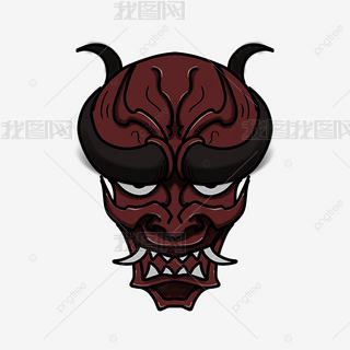 黑角獠牙汉尼娅面具