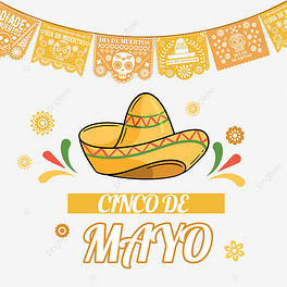 cinco de mayo flat style