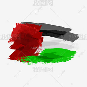 palestine flag color block