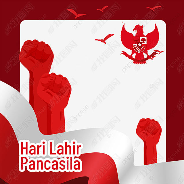 selamat hari lahir pancasila facebook twibbon