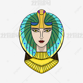 古埃及皇后卡通头像
