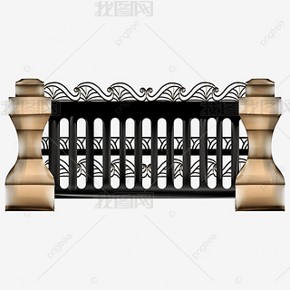 大门复古豪华欧式波浪纹