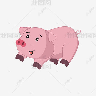 ɰͨɫСʸԪ pig clipart