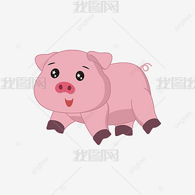 ɰͨɫЦСʸԪ pig clipart